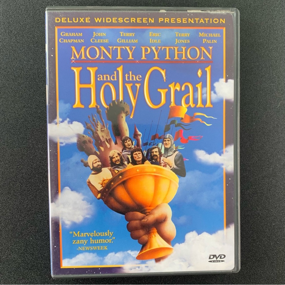 Monty Python and the Holy Grail DVD.
